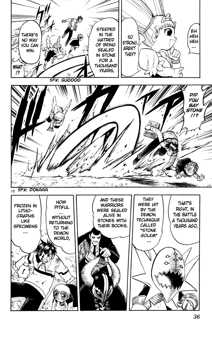 Konjiki no Gash!! Chapter 105 page 12 - Chapter 105: Warriors Of A Millenium Past