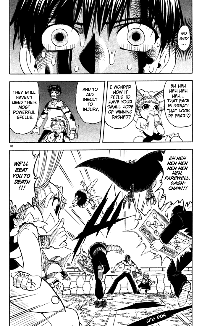 Konjiki no Gash!! Chapter 105 page 18 - Chapter 105: Warriors Of A Millenium Past