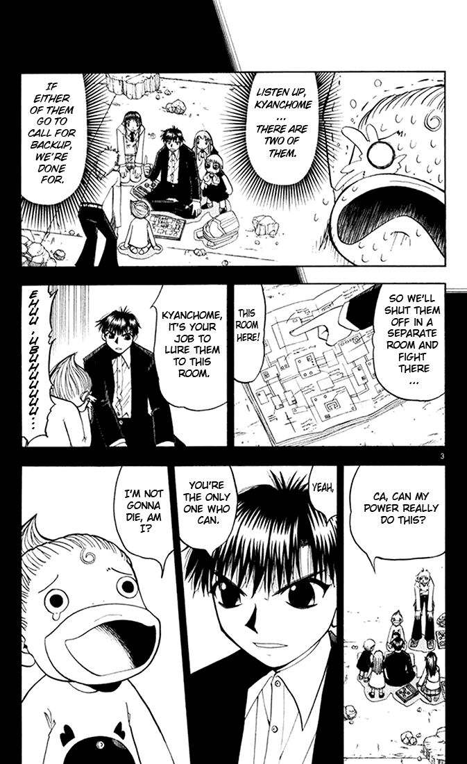 Konjiki no Gash!! Chapter 112 page 3 - Chapter 112: The Power Of Kyanchome