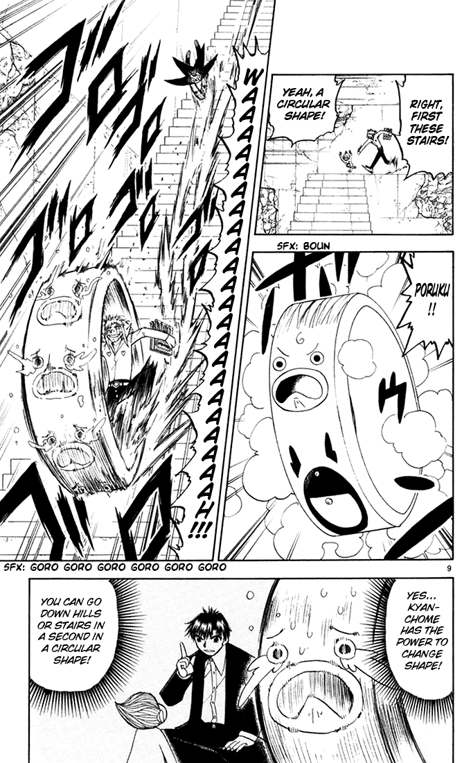 Konjiki no Gash!! Chapter 112 page 9 - Chapter 112: The Power Of Kyanchome