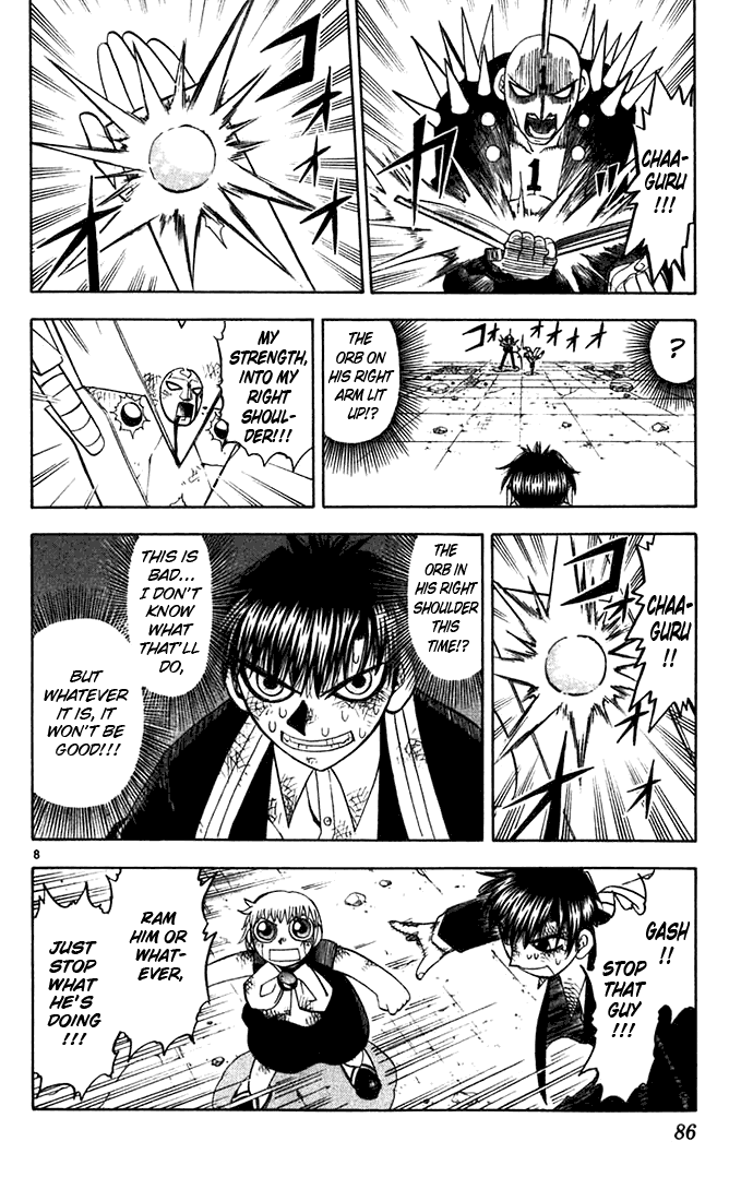 Konjiki no Gash!! Chapter 118 page 8 - Chapter 118: Glowing Orbs