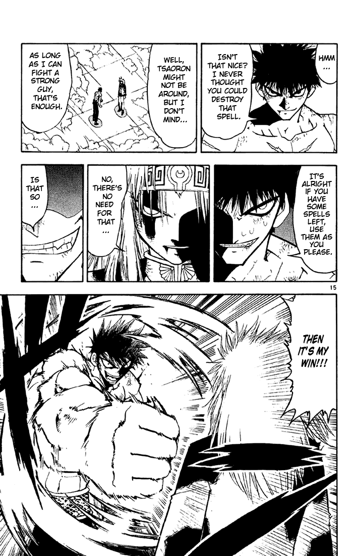 Konjiki no Gash!! Chapter 133 page 14 - Chapter 133: A Protecting King