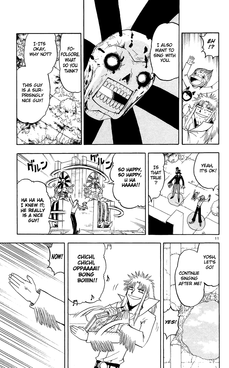 Konjiki no Gash!! Chapter 134 page 17 - Chapter 134: Let's Sing Together
