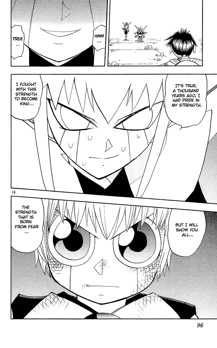 Konjiki no Gash!! Chapter 138 page 18 - Chapter 138: The Secret Of Strength