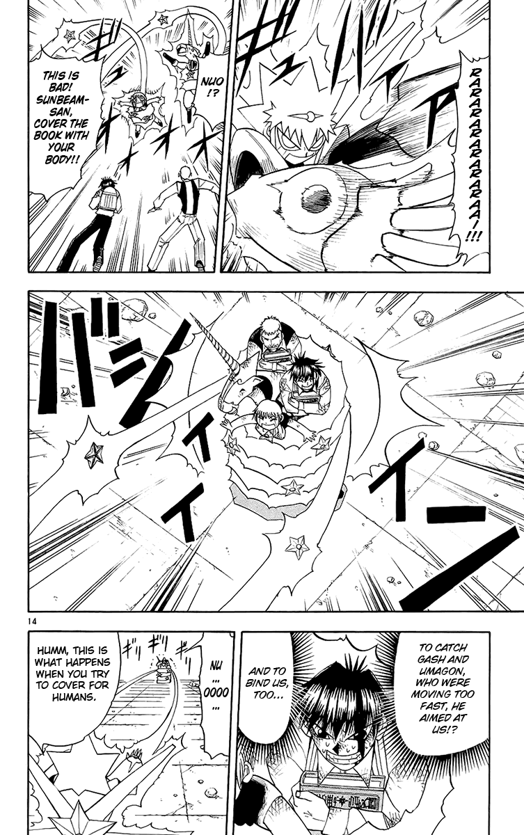 Konjiki no Gash!! Chapter 139 page 14 - Chapter 139: The Fear Of The Lithograph