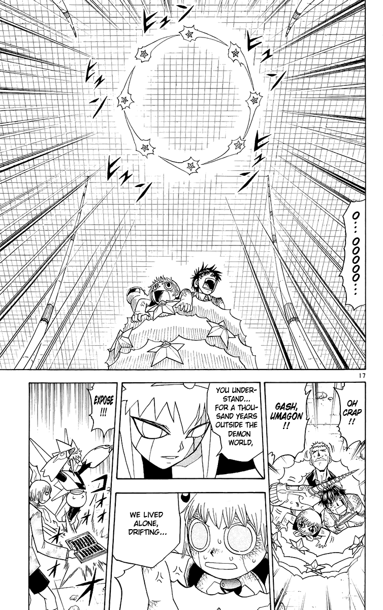 Konjiki no Gash!! Chapter 139 page 17 - Chapter 139: The Fear Of The Lithograph