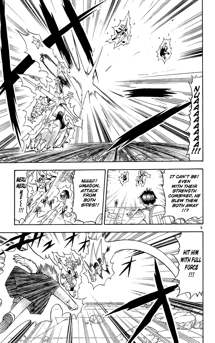 Konjiki no Gash!! Chapter 139 page 5 - Chapter 139: The Fear Of The Lithograph