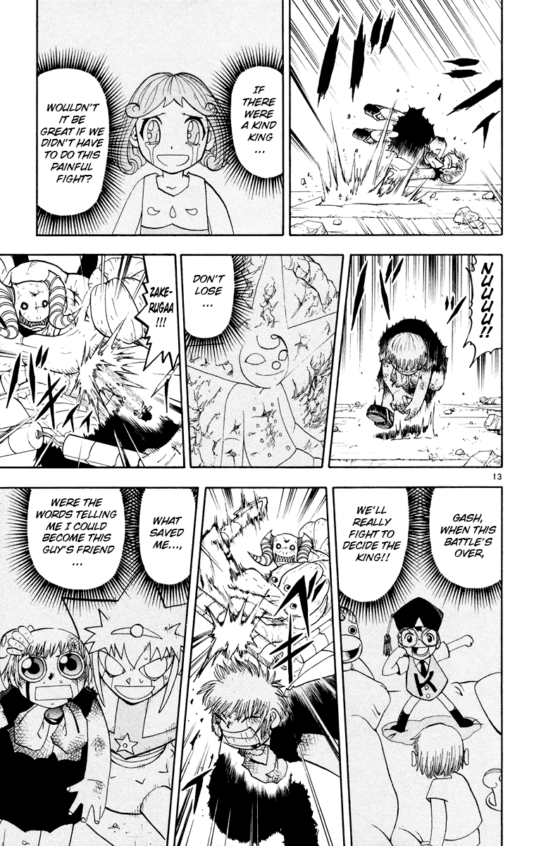 Konjiki no Gash!! Chapter 150 page 13 - Chapter 150: A Faint Light