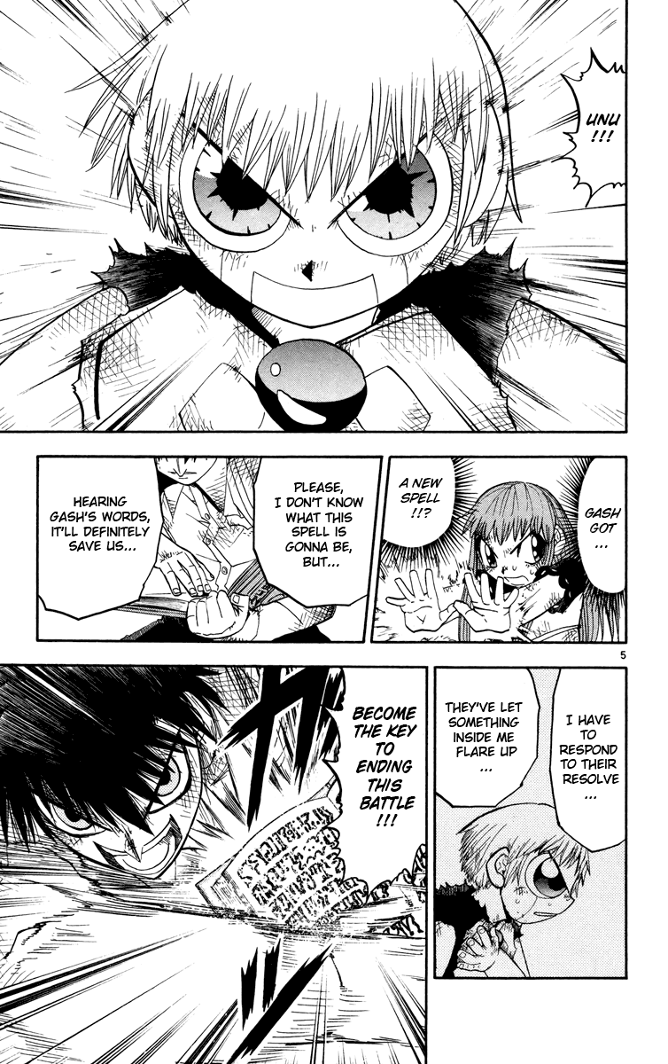 Konjiki no Gash!! Chapter 155 page 5 - Chapter 155: The Seventh Spell