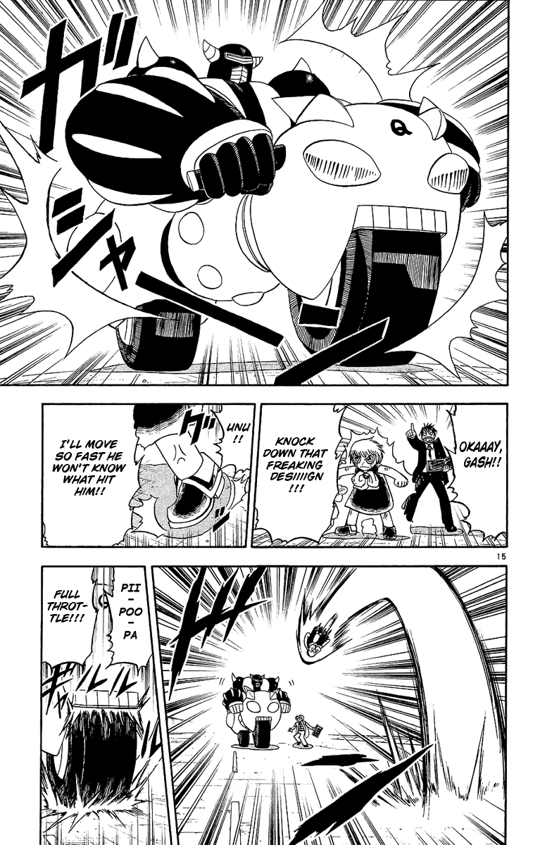 Konjiki no Gash!! Chapter 165 page 15 - Chapter 165: Q All-Purpose Transformation!