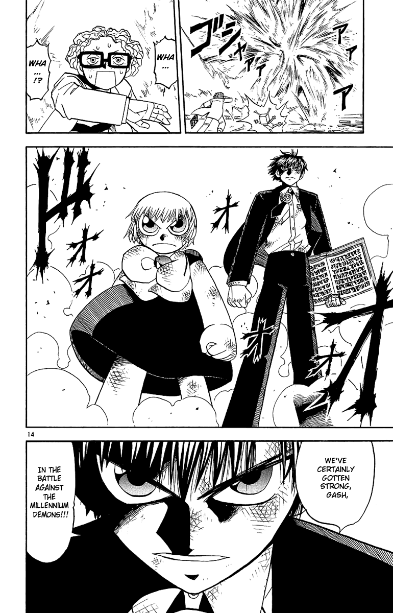Konjiki no Gash!! Chapter 166 page 14 - Chapter 166: Data Transcendence