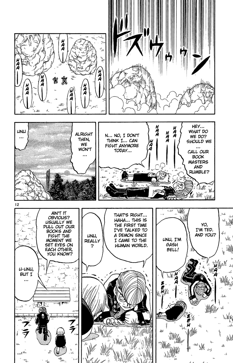 Konjiki no Gash!! Chapter 169 page 12 - Chapter 169: The Boy That Speaks Of The Wind