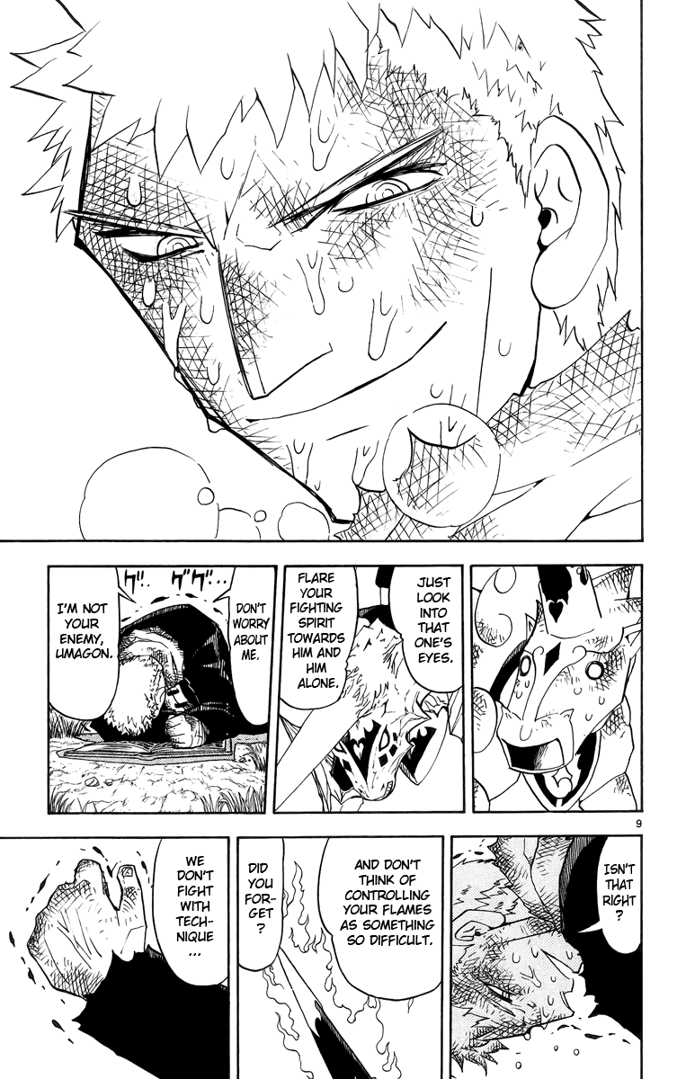 Konjiki no Gash!! Chapter 175 page 9 - Chapter 175: Flare, Fighting Spirit