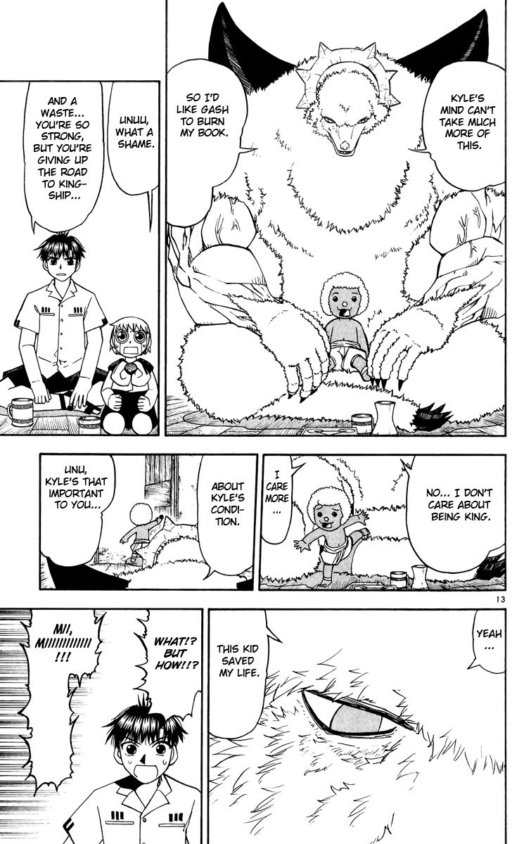 Konjiki no Gash!! Chapter 178 page 13 - Chapter 178: The Letter To Gash