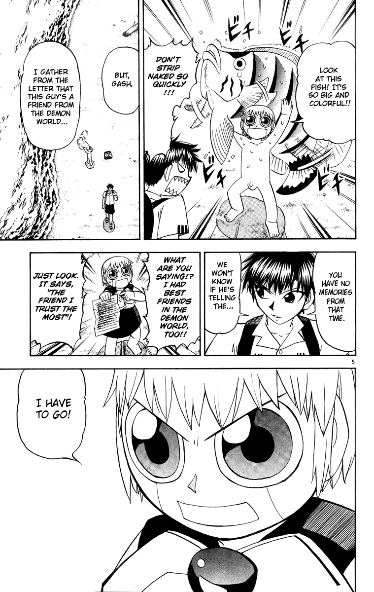 Konjiki no Gash!! Chapter 178 page 5 - Chapter 178: The Letter To Gash