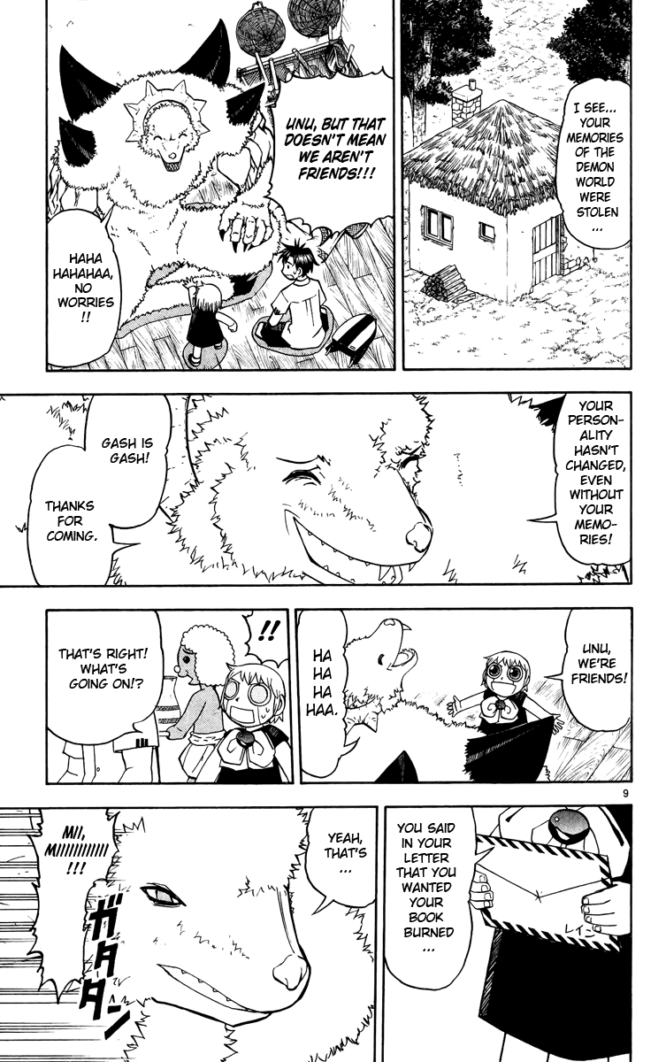 Konjiki no Gash!! Chapter 178 page 9 - Chapter 178: The Letter To Gash
