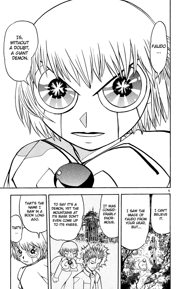 Konjiki no Gash!! Chapter 190 page 5 - Chapter 190: The Sealed Demon