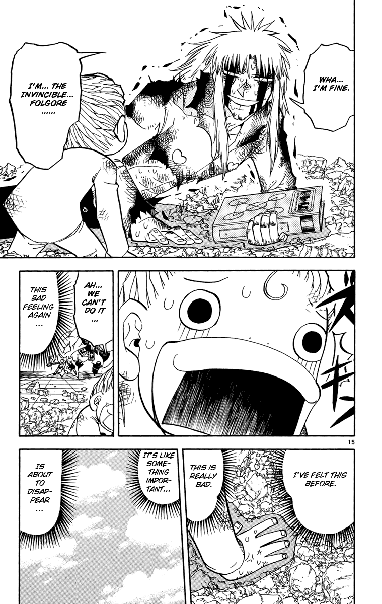 Konjiki no Gash!! Chapter 192 page 15 - Chapter 192: A Bad Feeling
