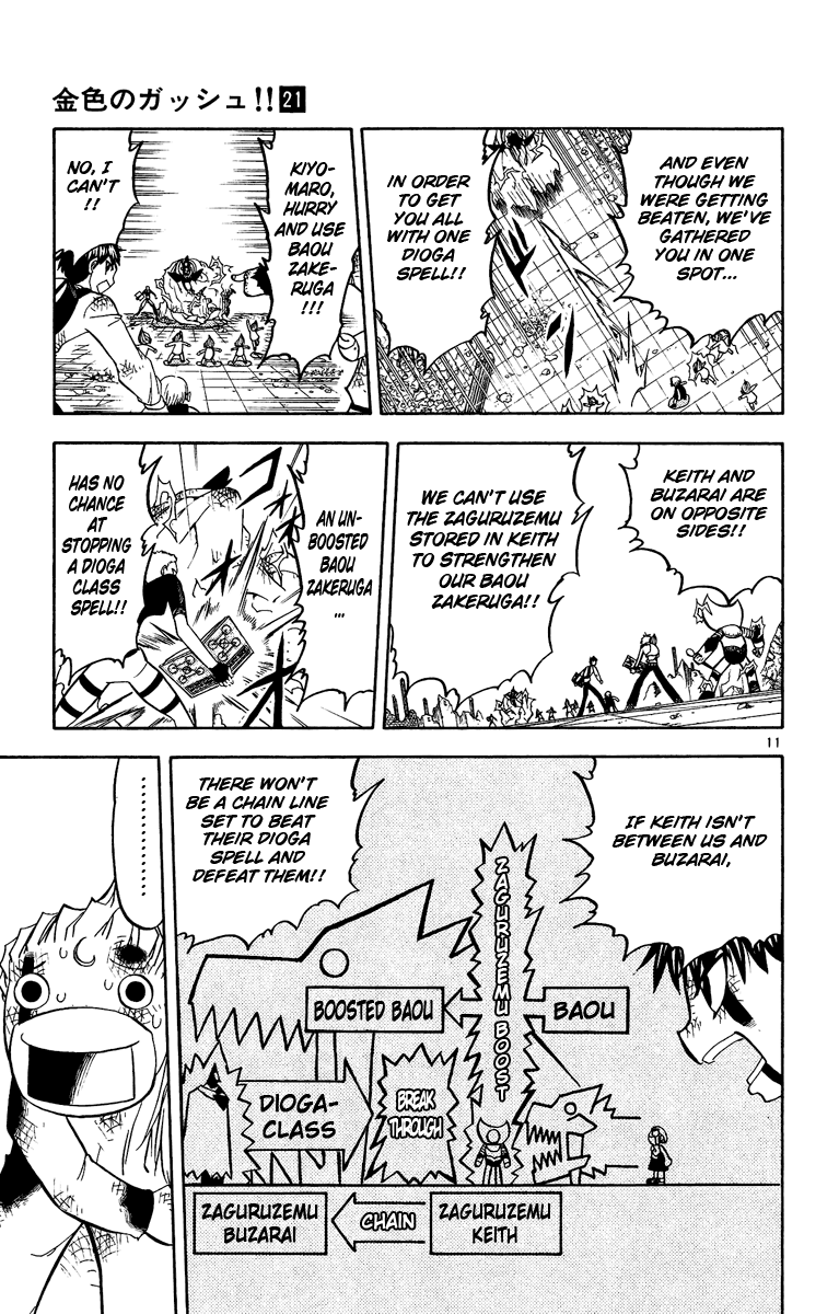 Konjiki no Gash!! Chapter 195 page 11 - Chapter 195: The Final Spell