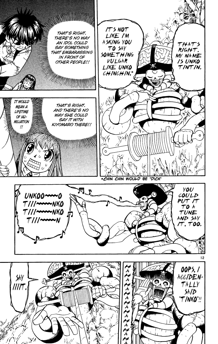 Konjiki no Gash!! Chapter 200 page 12 - Chapter 200: Meru Meru Me~?