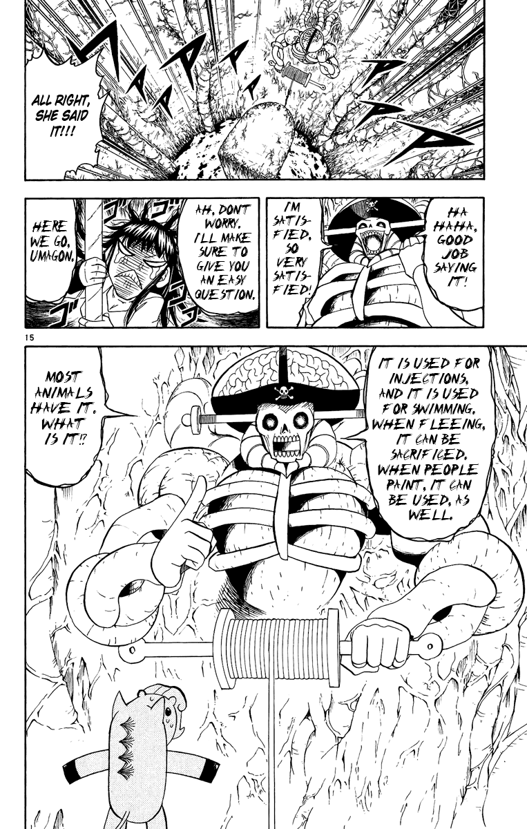 Konjiki no Gash!! Chapter 200 page 15 - Chapter 200: Meru Meru Me~?