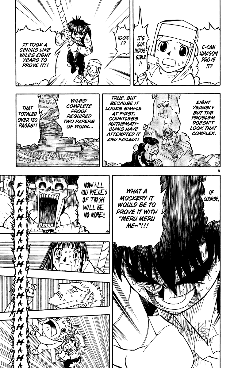 Konjiki no Gash!! Chapter 200 page 8 - Chapter 200: Meru Meru Me~?