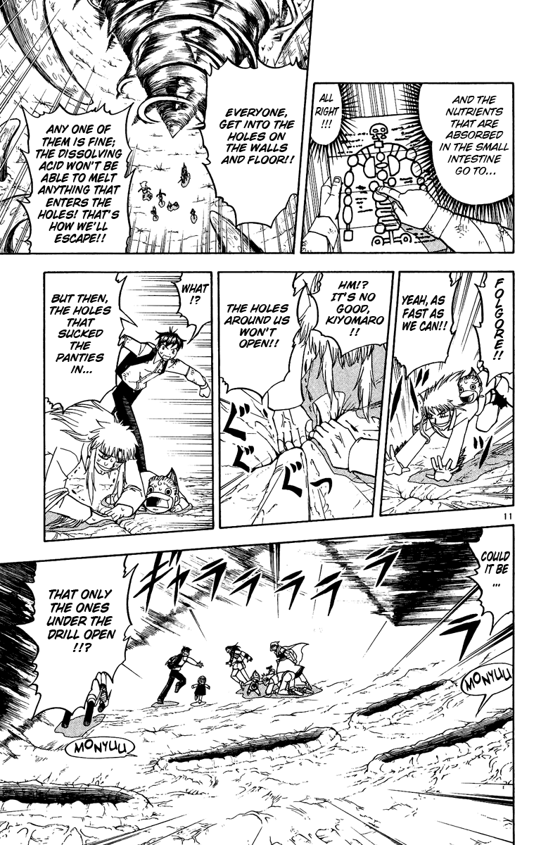 Konjiki no Gash!! Chapter 201 page 11 - Chapter 201: Escape Route