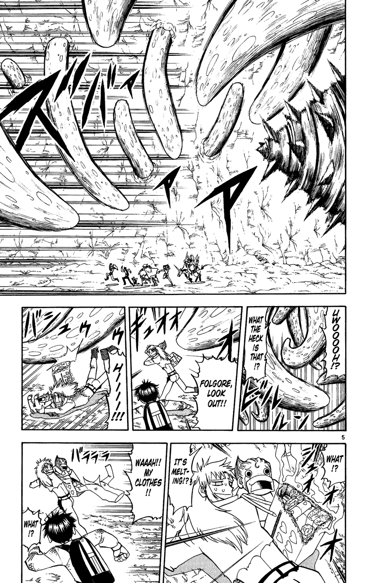 Konjiki no Gash!! Chapter 201 page 5 - Chapter 201: Escape Route