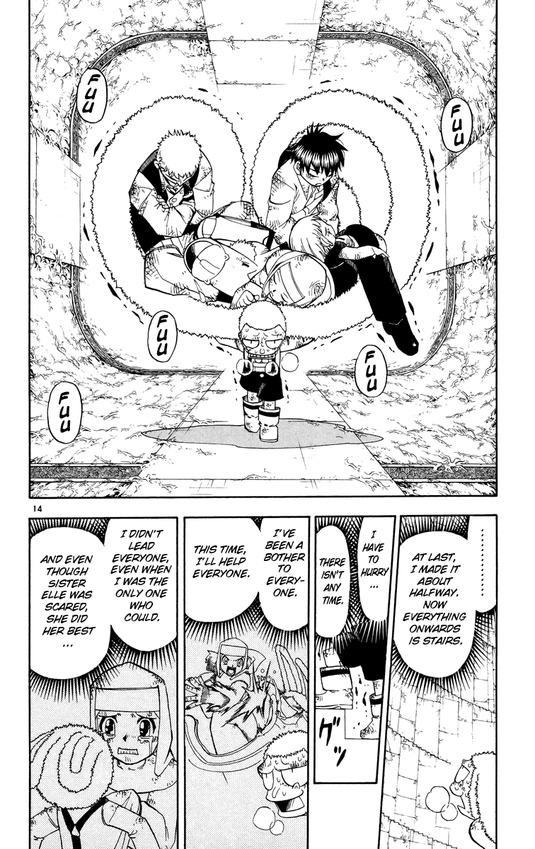 Konjiki no Gash!! Chapter 205 page 14 - Chapter 205: Even Though It's Scary...
