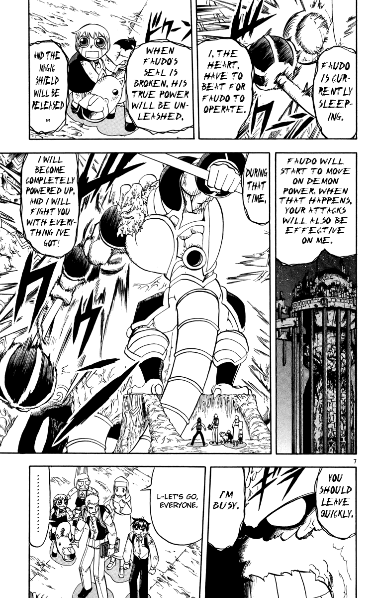 Konjiki no Gash!! Chapter 205 page 7 - Chapter 205: Even Though It's Scary...