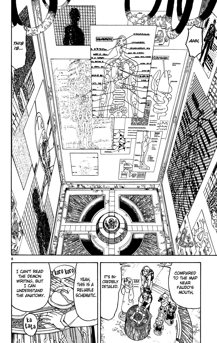 Konjiki no Gash!! Chapter 205 page 8 - Chapter 205: Even Though It's Scary...