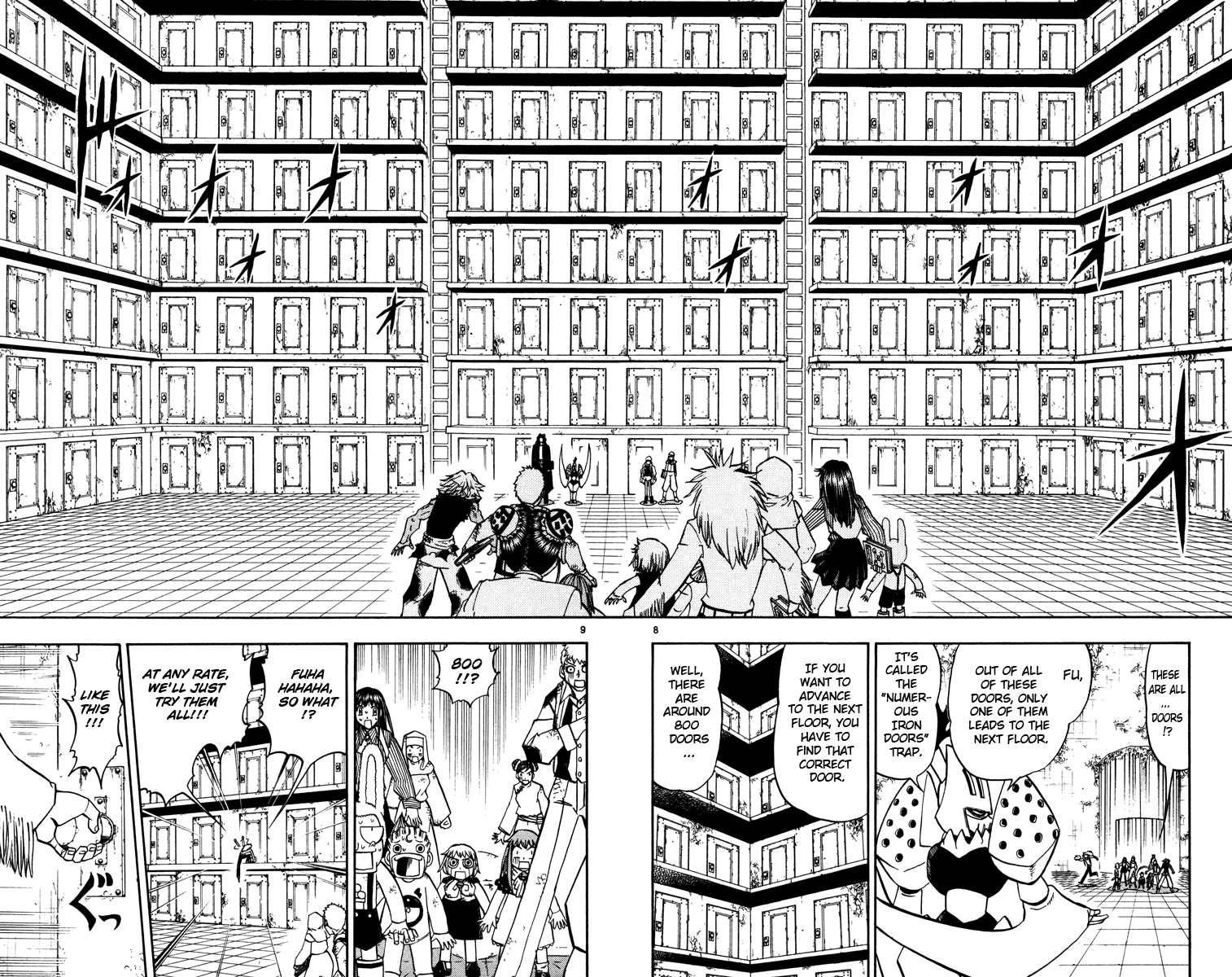 Konjiki no Gash!! Chapter 231 page 8 - Chapter 231: Numerous Iron Doors