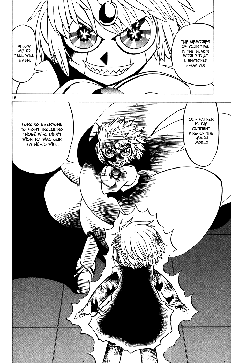 Konjiki no Gash!! Chapter 258 page 18 - Chapter 258: Gash And Zeon