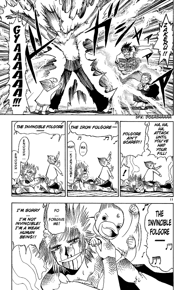 Konjiki no Gash!! Chapter 27 page 11 - Chapter 27: The Invincible Hero