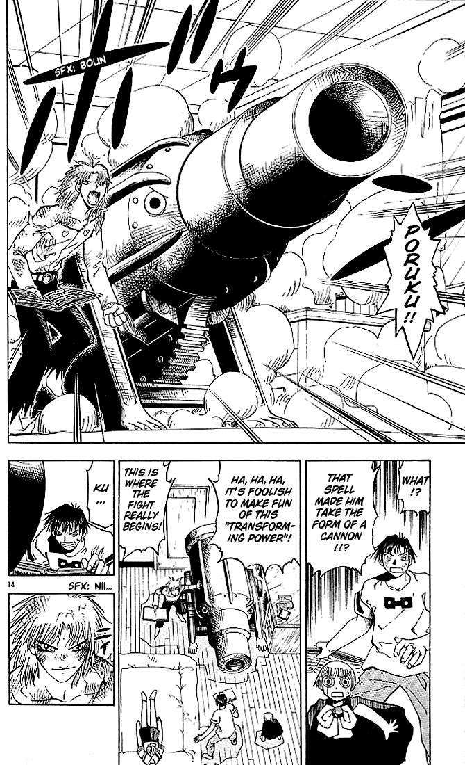 Konjiki no Gash!! Chapter 27 page 14 - Chapter 27: The Invincible Hero