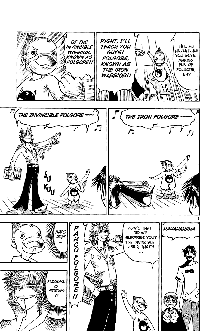 Konjiki no Gash!! Chapter 27 page 9 - Chapter 27: The Invincible Hero