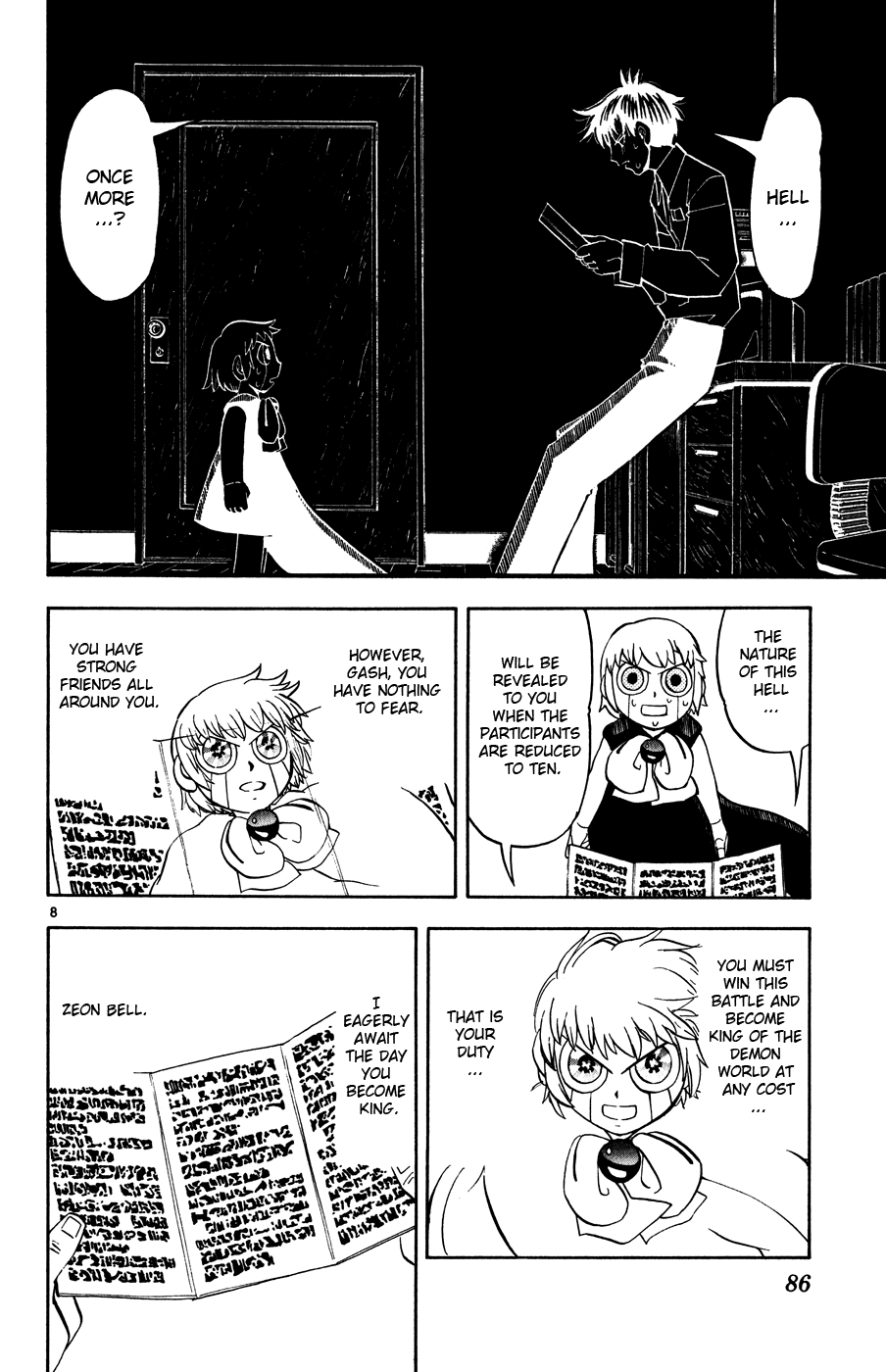 Konjiki no Gash!! Chapter 278 page 8 - Chapter 278: Zeon's Letter