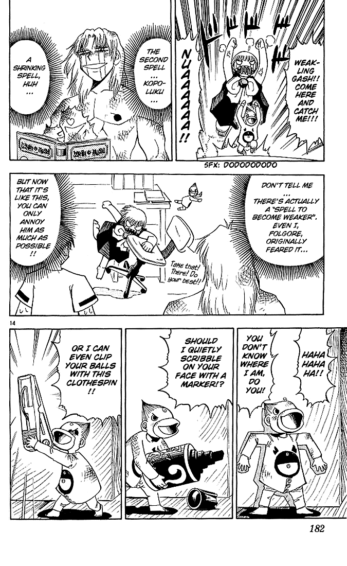 Konjiki no Gash!! Chapter 28 page 14 - Chapter 28: Beatable Opponent