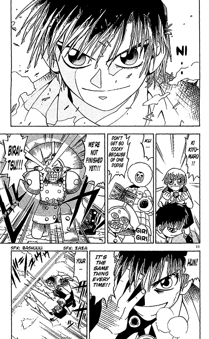 Konjiki no Gash!! Chapter 30 page 11 - Chapter 30: The Mystery Of The Invulnerable Body