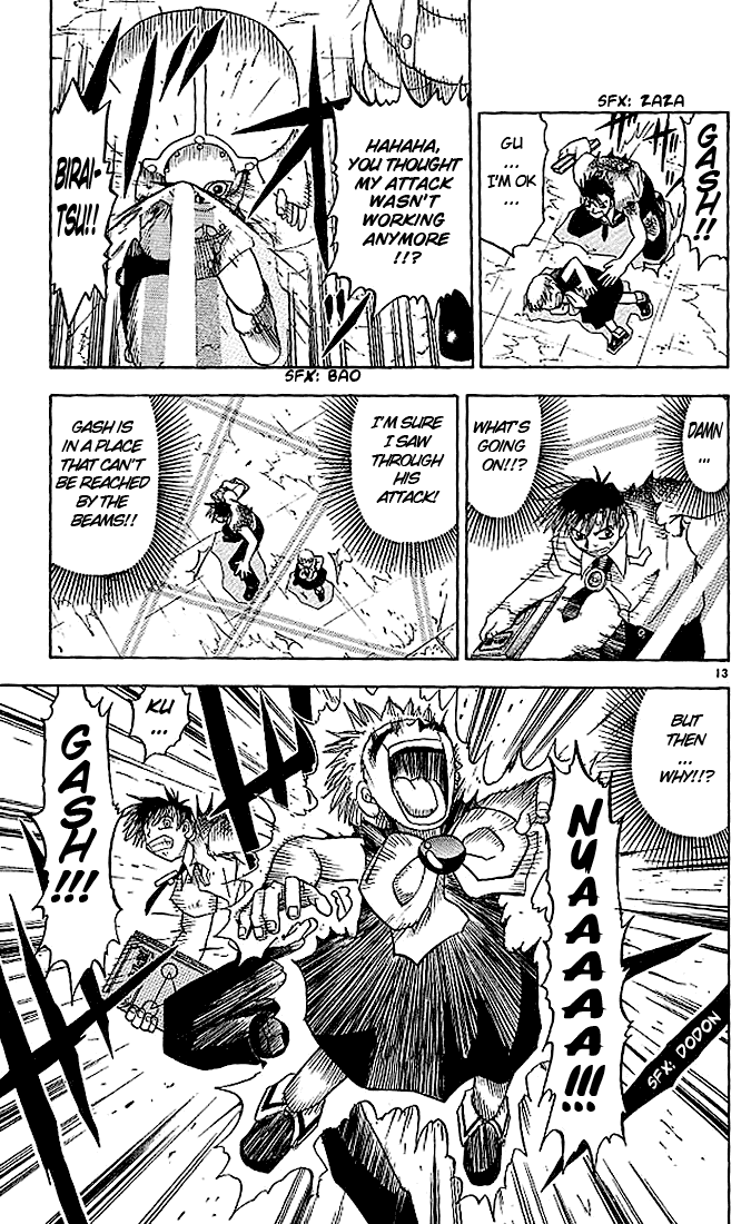 Konjiki no Gash!! Chapter 30 page 13 - Chapter 30: The Mystery Of The Invulnerable Body