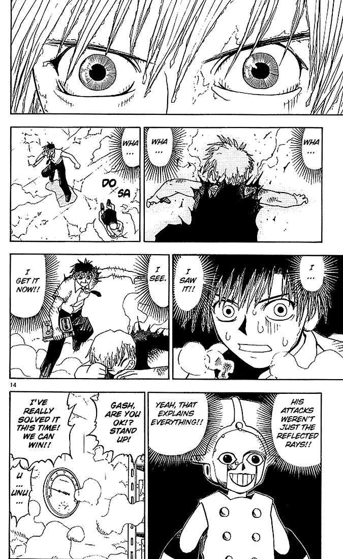 Konjiki no Gash!! Chapter 30 page 14 - Chapter 30: The Mystery Of The Invulnerable Body