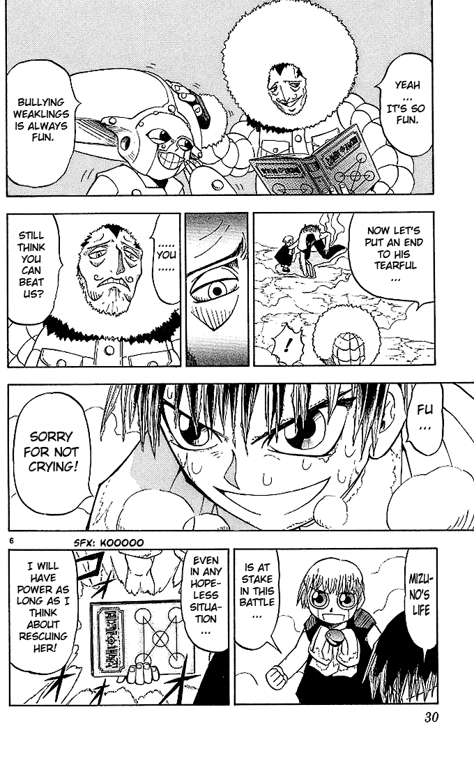 Konjiki no Gash!! Chapter 30 page 6 - Chapter 30: The Mystery Of The Invulnerable Body