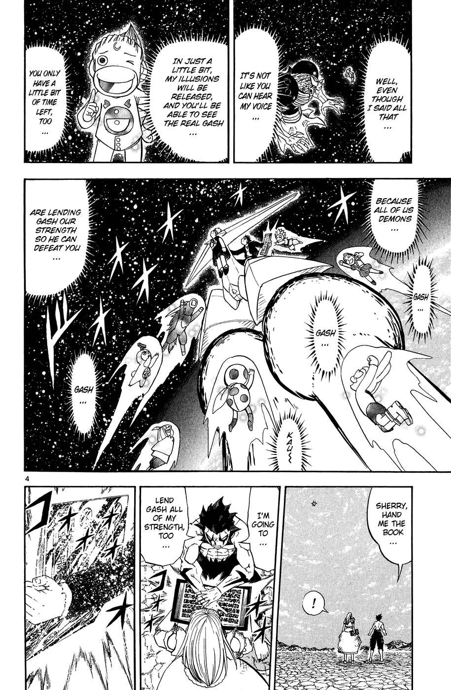 Konjiki no Gash!! Chapter 319 page 4 - Chapter 319: The Power Of The Golden Book