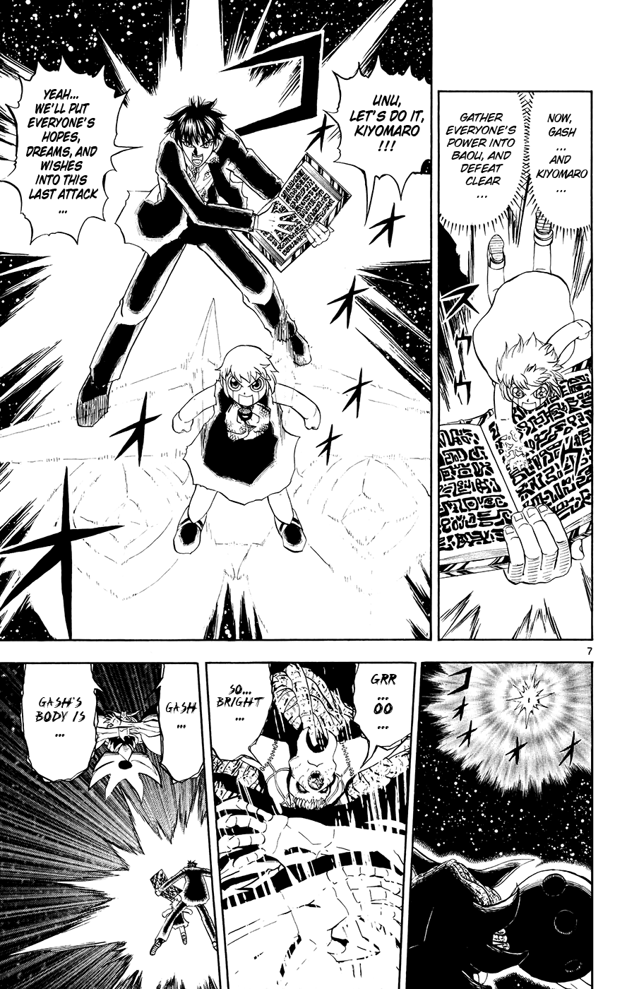 Konjiki no Gash!! Chapter 319 page 7 - Chapter 319: The Power Of The Golden Book
