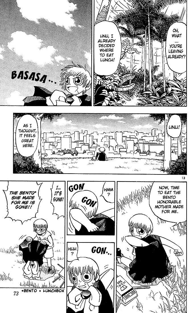 Konjiki no Gash!! Chapter 32 page 13 - Chapter 32: Gash's Secrets