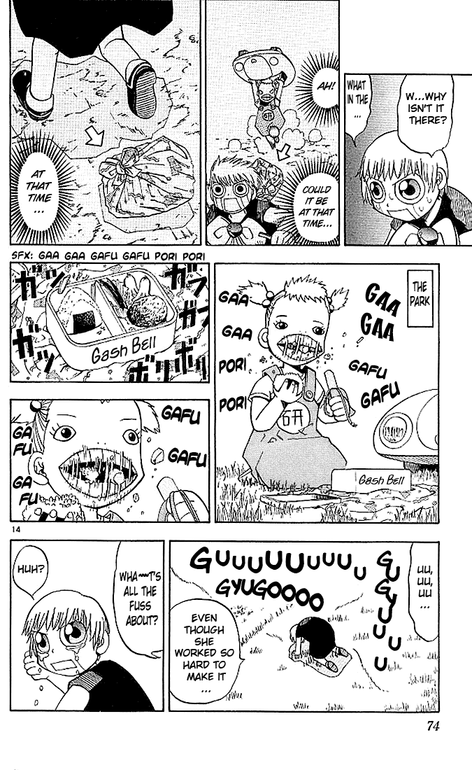 Konjiki no Gash!! Chapter 32 page 14 - Chapter 32: Gash's Secrets