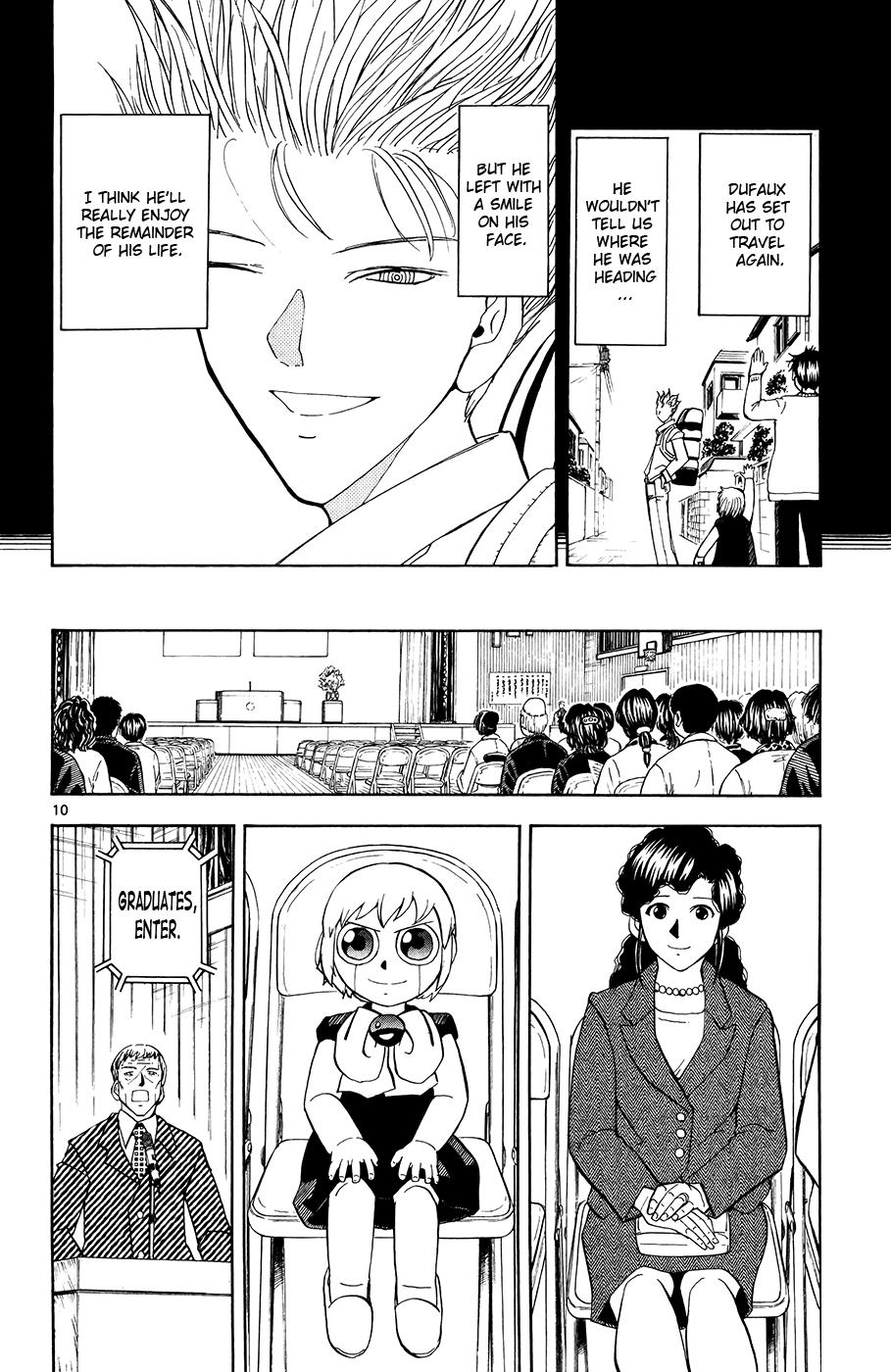 Konjiki no Gash!! Chapter 320 page 10 - Chapter 320: Graduation