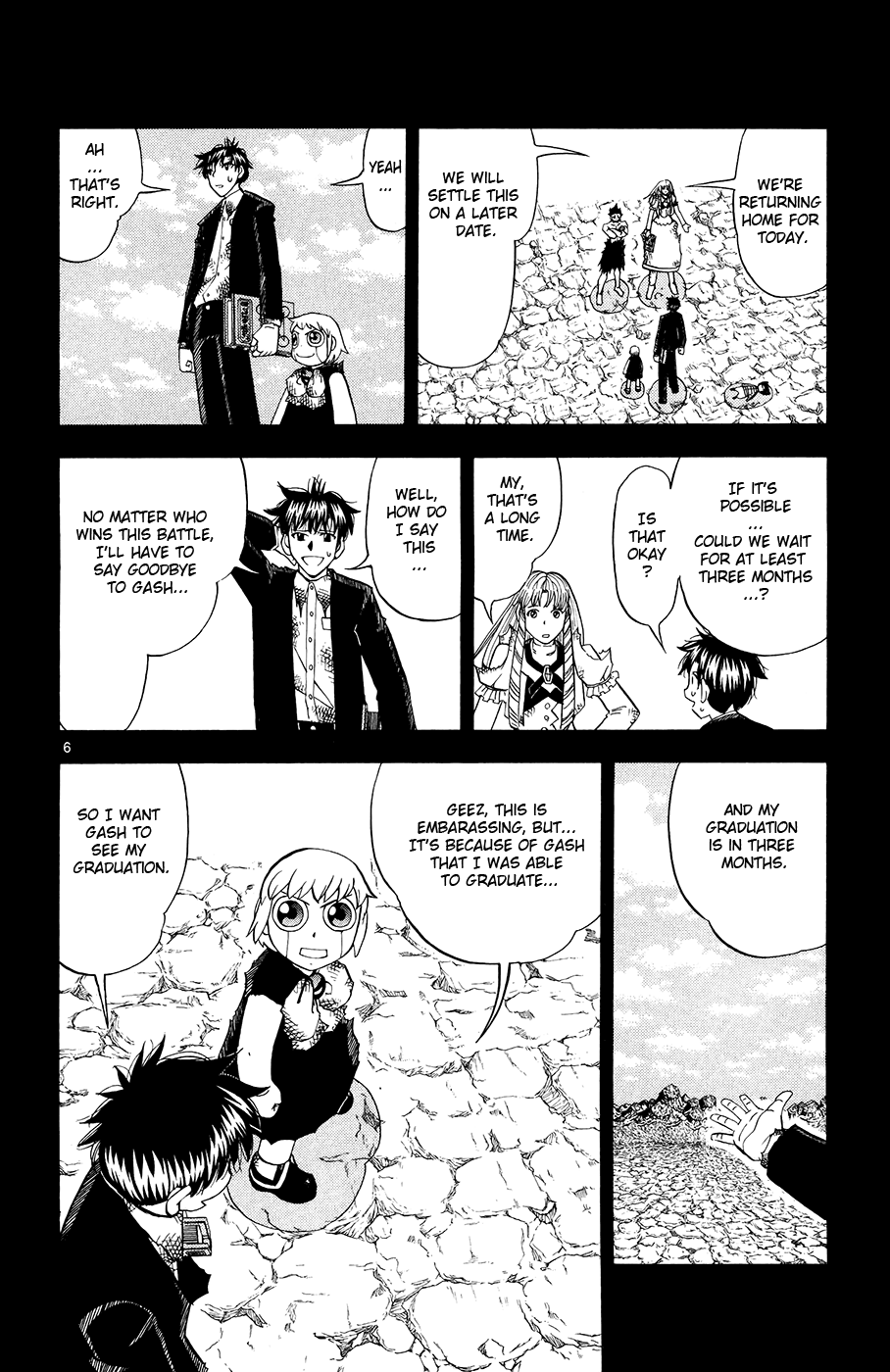 Konjiki no Gash!! Chapter 320 page 6 - Chapter 320: Graduation