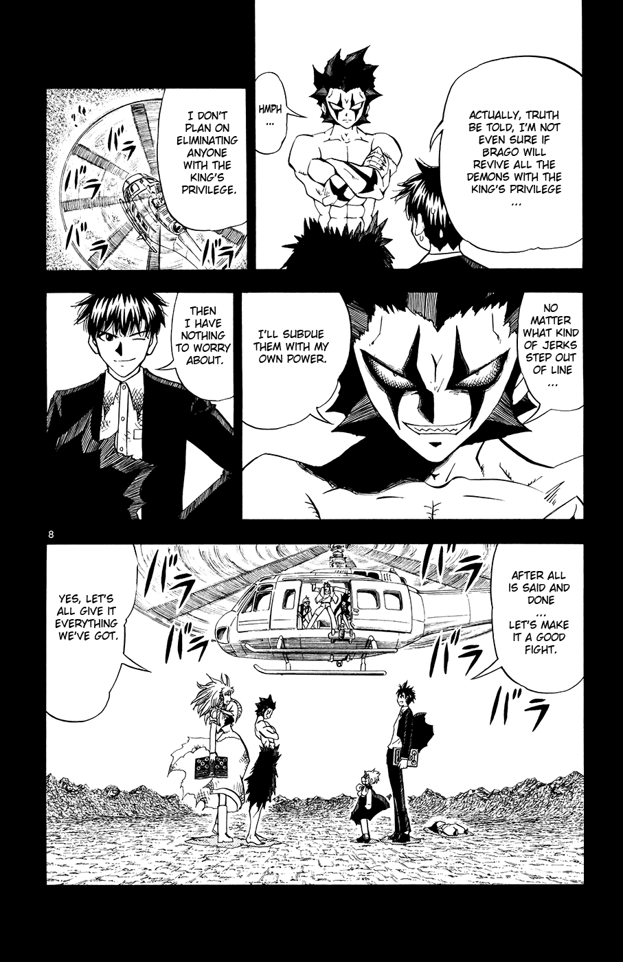 Konjiki no Gash!! Chapter 320 page 8 - Chapter 320: Graduation