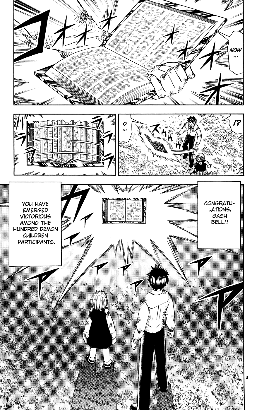 Konjiki no Gash!! Chapter 322 page 3 - Chapter 322: The Time Has Come
